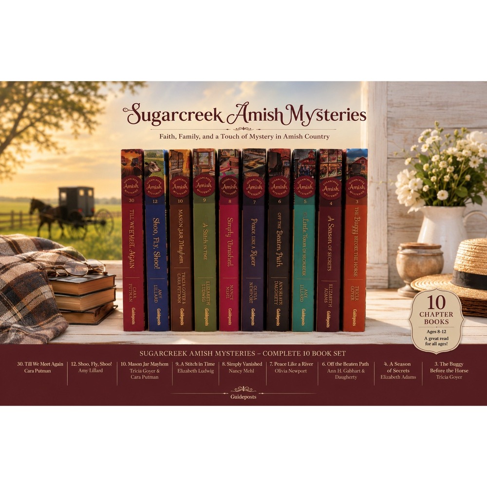 Sugarcreek Amish Mysteries 10 Book Set Guideposts Hardcover Chapter Books Lot